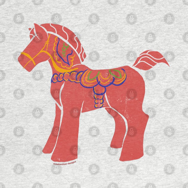 Real Dala Horse by CloudWalkerDesigns